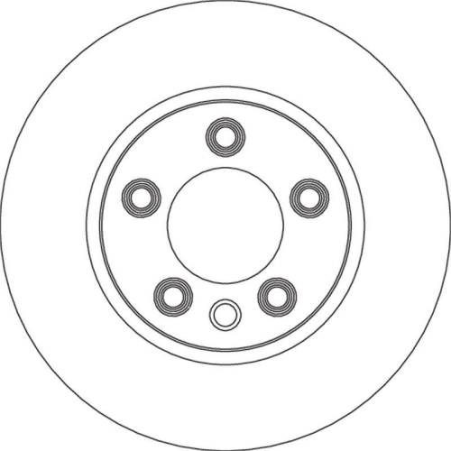 Bremsscheibe Trw DF4762S Trw Single f&uuml;r VW Porsche Vorderachse Links
