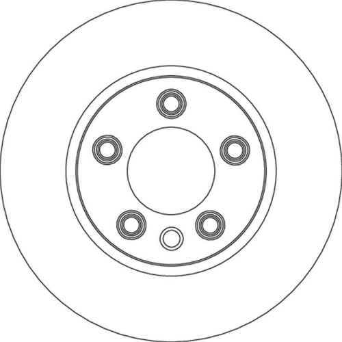 Bremsscheibe Trw DF4763S Trw Single f&uuml;r Seat VW Audi Porsche Vorderachse Rechts