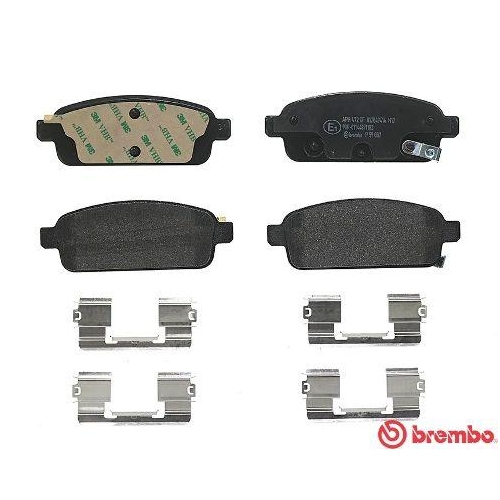 Bremsbelagsatz Scheibenbremse Brembo P59087 Prime Line für Opel Hinterachse