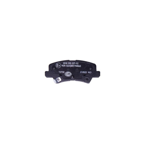Bremsbelagsatz Scheibenbremse Hella 8DB 355 037-921 f&uuml;r Kia Amc Hinterachse