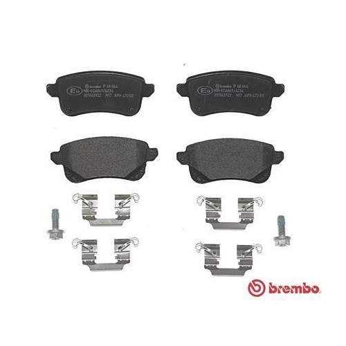 Bremsbelagsatz Scheibenbremse Brembo P68064 Prime Line f&uuml;r Mitsubishi Nissan