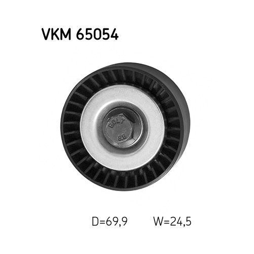Umlenk /f&uuml;hrungsrolle Keilrippenriemen Skf VKM 65054 f&uuml;r Chrysler Citro&euml;n Fiat