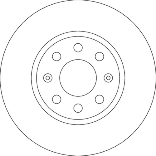 Bremsscheibe Trw DF4796 f&uuml;r Vauxhall Fiat Opel Vorderachse
