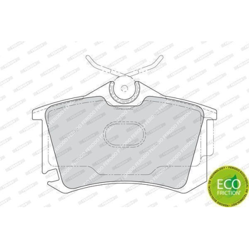 Bremsbelagsatz Scheibenbremse Ferodo FDB1637 Premier Eco Friction f&uuml;r Audi VW