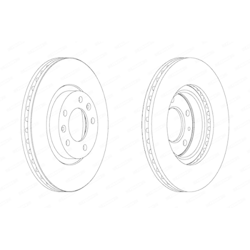 2 Bremsscheibe FERODO DDF1132 PREMIER für Citroën PEUGEOT Citroën/PEUGEOT