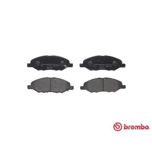 Bremsbelagsatz Scheibenbremse Brembo P56088 Prime Line f&uuml;r Mazda Mitsubishi