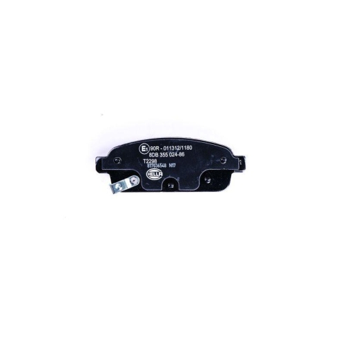 Bremsbelagsatz Scheibenbremse Hella 8DB 355 024-861 f&uuml;r Opel Cadillac Amc