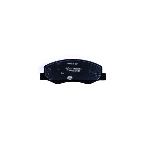 Bremsbelagsatz Scheibenbremse Hella 8DB 355 015-311 f&uuml;r Nissan Opel Renault