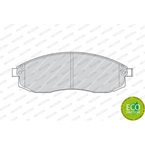 Bremsbelagsatz Scheibenbremse Ferodo FDB1646 Premier Eco Friction f&uuml;r Mitsubishi