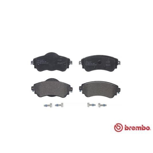 Bremsbelagsatz Scheibenbremse Brembo P61105 Prime Line f&uuml;r Citro&euml;n Vorderachse
