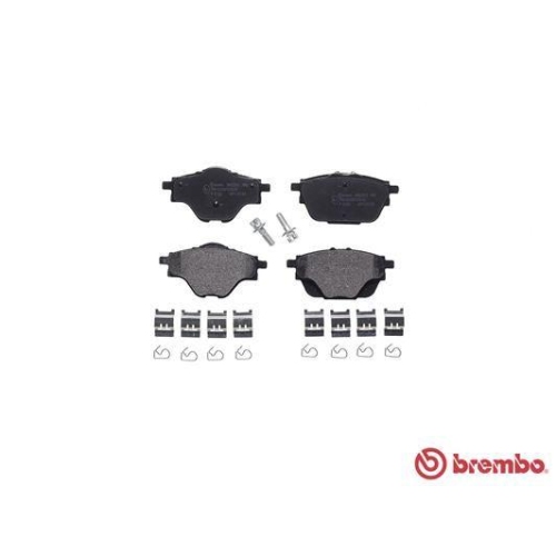 Bremsbelagsatz Scheibenbremse Brembo P61124 Prime Line f&uuml;r Citro&euml;n Opel Peugeot