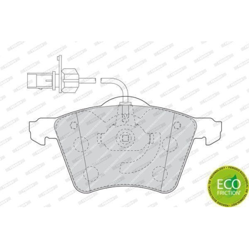Bremsbelagsatz Scheibenbremse Ferodo FDB1654 Premier Eco Friction f&uuml;r Ford Seat