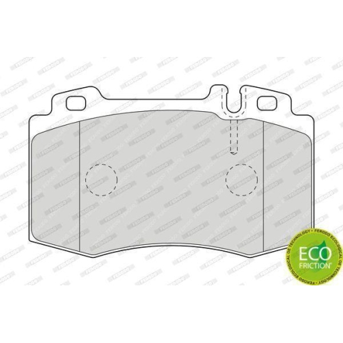 Bremsbelagsatz Scheibenbremse Ferodo FDB1661 Premier Eco Friction f&uuml;r