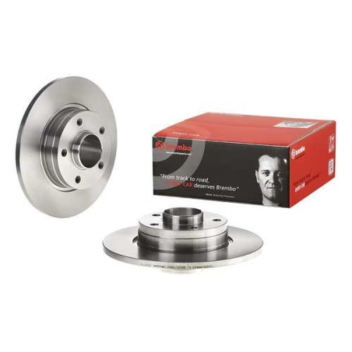 Bremsscheibe Brembo 08.9597.17 Prime Line - With Bearing Kit f&uuml;r Nissan Opel