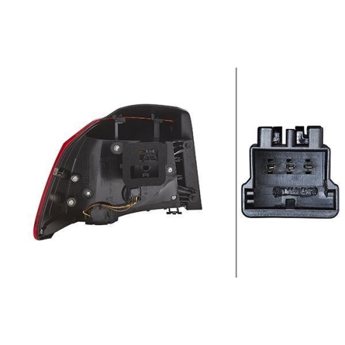 Heckleuchte Hella 2SD 010 408-081 für VW Rechts