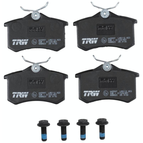 Bremsbelagsatz Scheibenbremse Trw GDB823 Cotec f&uuml;r Seat Skoda Lincoln VW Citro&euml;n