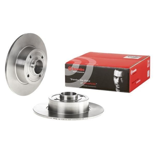 Bremsscheibe Brembo 08.A141.17 Prime Line - With Bearing Kit f&uuml;r Renault