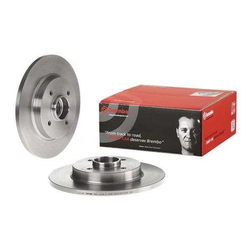 1X Brembo Bremsscheibe Prime Line - With Bearing Kit f&uuml;r Citro&euml;n Peugeot