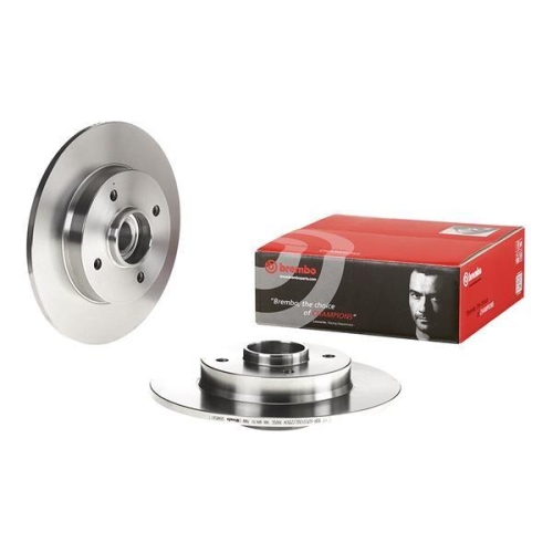 1X Brembo Bremsscheibe Prime Line - With Bearing Kit f&uuml;r Citro&euml;n Peugeot