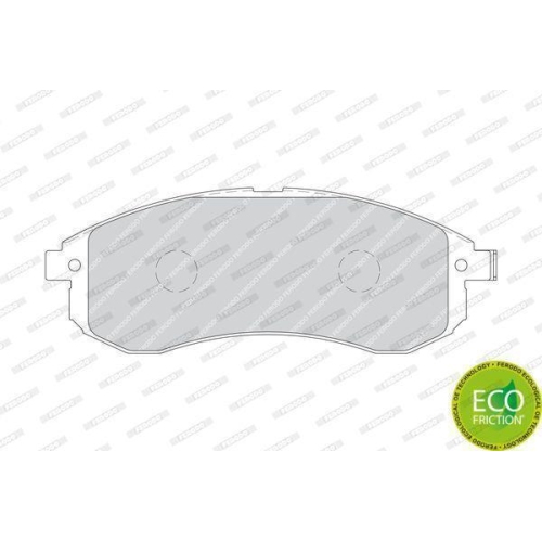 Bremsbelagsatz Scheibenbremse Ferodo FDB1702 Premier Eco Friction f&uuml;r Mitsubishi