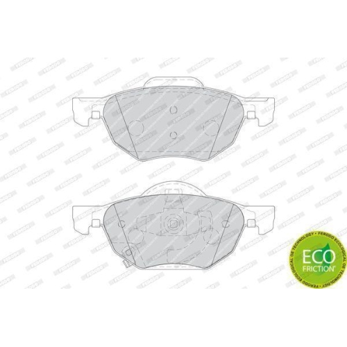 Bremsbelagsatz Scheibenbremse Ferodo FDB1704 Premier Eco Friction f&uuml;r Honda