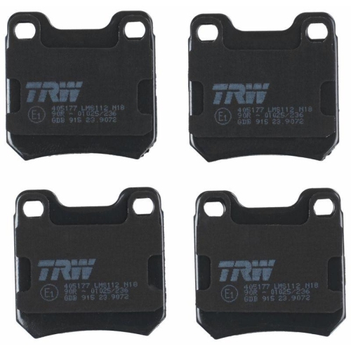 Bremsbelagsatz Scheibenbremse Trw GDB915 Cotec f&uuml;r Vauxhall Chevrolet Opel