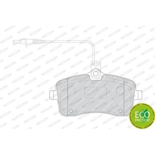 Bremsbelagsatz Scheibenbremse Ferodo FDB1725 Premier Eco Friction f&uuml;r Citro&euml;n