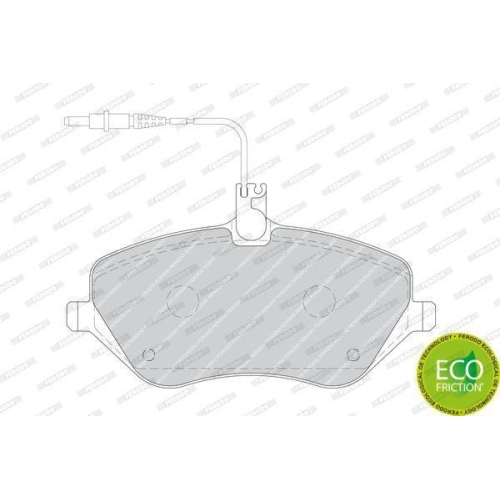 Bremsbelagsatz Scheibenbremse Ferodo FDB1726 Premier Eco Friction f&uuml;r Citro&euml;n