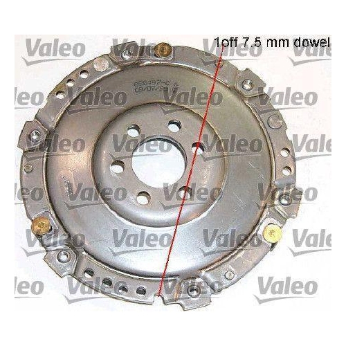 Kupplungssatz Valeo 801439 2kkit f&uuml;r Seat Skoda VW