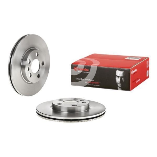 Bremsscheibe Brembo 09.5870.34 Prime Line f&uuml;r Citro&euml;n Fiat Peugeot Vorderachse