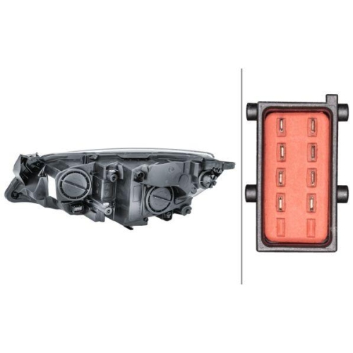 Hauptscheinwerfer Hella 1EG 010 011-381 f&uuml;r Opel Vauxhall General Motors Rechts