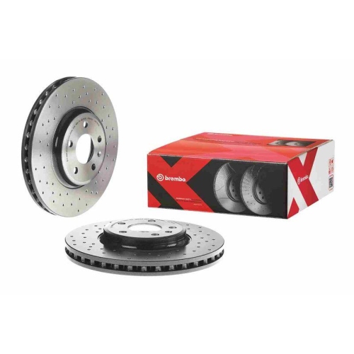 Bremsscheibe Brembo 09.A758.1X Xtra Line - Xtra f&uuml;r Audi Audi (faw) Vorderachse