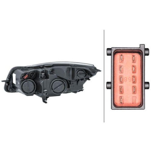 Hauptscheinwerfer Hella 1EJ 009 630-321 f&uuml;r Opel Rechts