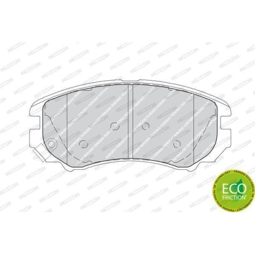 Bremsbelagsatz Scheibenbremse Ferodo FDB1733 Premier Eco Friction f&uuml;r Hyundai