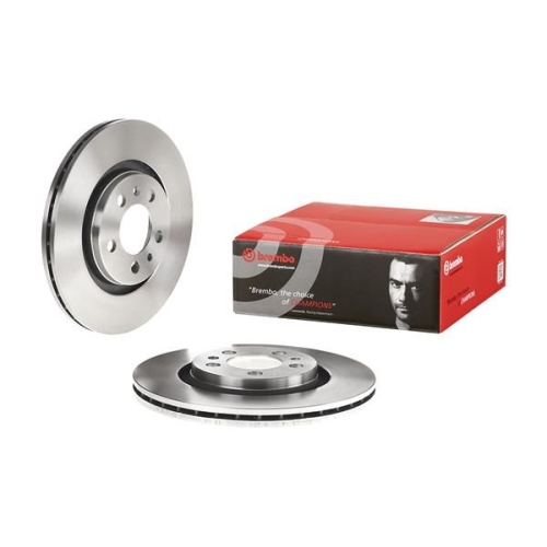 2X Brembo Bremsscheibe Vorderachse Prime Line f&uuml;r Audi Seat Skoda VW
