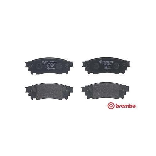 Bremsbelagsatz Scheibenbremse Brembo P83166 Prime Line f&uuml;r Toyota Lexus