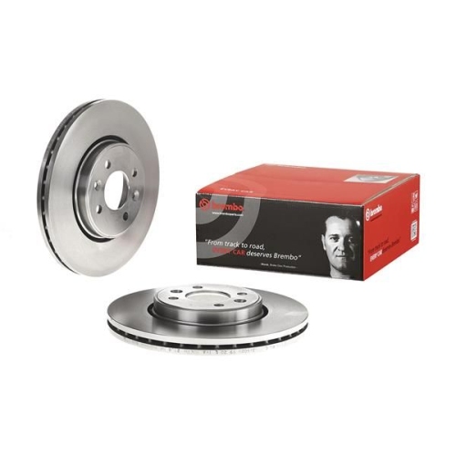 2X Brembo Bremsscheibe Vorderachse Prime Line f&uuml;r Renault Dacia