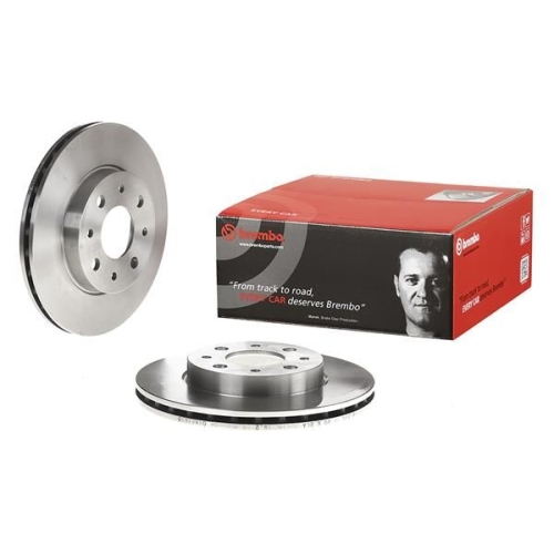 2X Brembo Bremsscheibe Vorderachse Prime Line f&uuml;r Fiat Ford