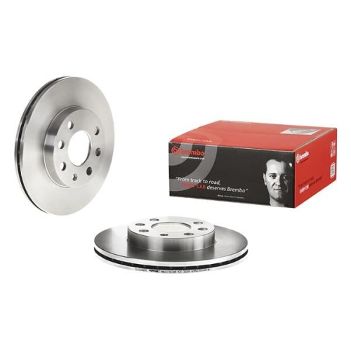 2X Brembo Bremsscheibe Vorderachse Prime Line f&uuml;r Opel Vauxhall