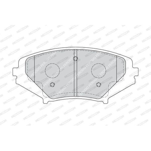 Bremsbelagsatz Scheibenbremse Ferodo FDB1758 Premier f&uuml;r Mazda Vorderachse
