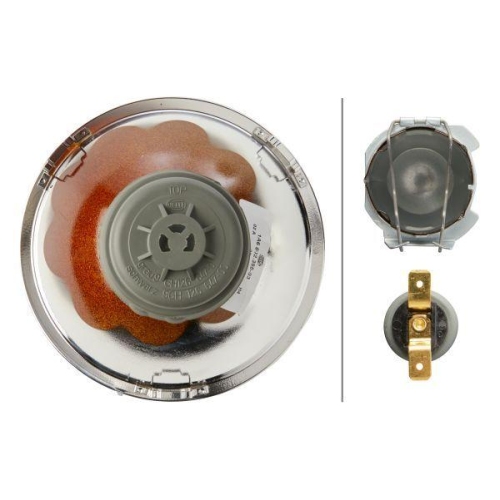 Insert Headlight Hella 1A6 002 395-031 for Daihatsu Fiat Iveco Mack Porsche VW