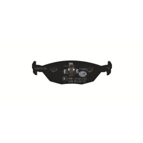 Bremsbelagsatz Scheibenbremse Hella 8DB 355 007-521 f&uuml;r Saab Volvo Hinterachse