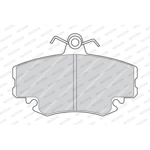 Bremsbelagsatz Scheibenbremse Ferodo FDB1781 Premier f&uuml;r Lada Renault Dacia