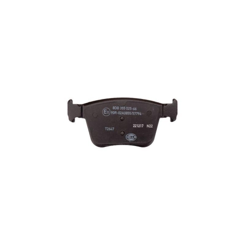 Bremsbelagsatz Scheibenbremse Hella 8DB 355 025-661 f&uuml;r Audi Seat Skoda VW Amc