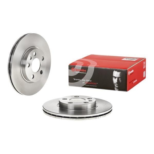 Bremsscheibe Brembo 09.9631.34 Prime Line f&uuml;r Fiat Vorderachse