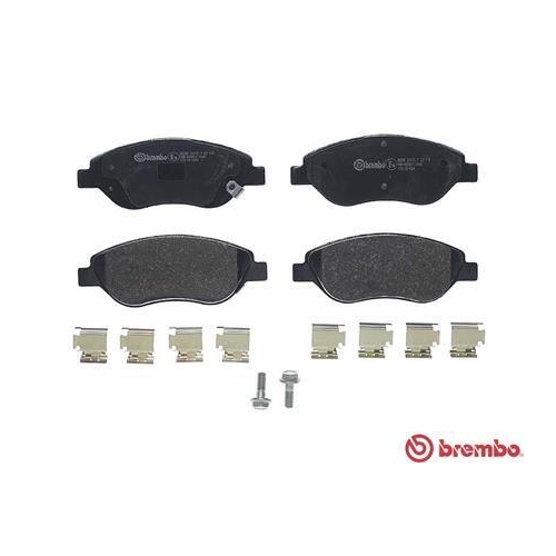 Bremsbelagsatz Scheibenbremse Brembo P23178 Prime Line f&uuml;r Fiat Vorderachse