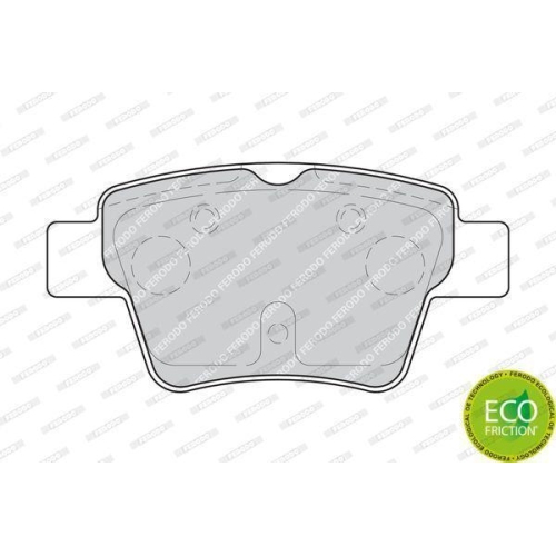 Bremsbelagsatz Scheibenbremse Ferodo FDB1784 Premier Eco Friction f&uuml;r Citro&euml;n