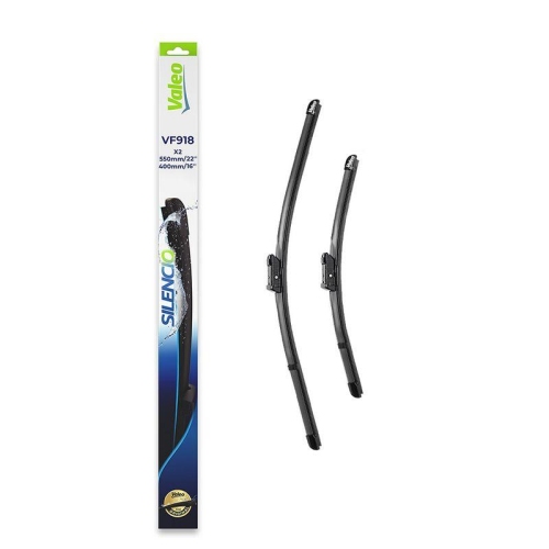 Wiper Blade Valeo 577918 Silencio Flat Blade Set for Ford