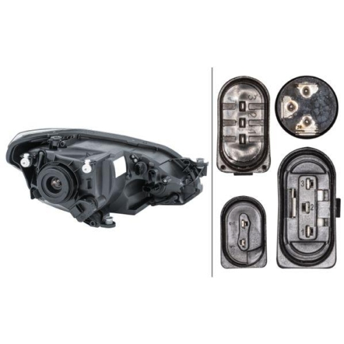 Hauptscheinwerfer Hella 1EJ 010 670-051 f&uuml;r VW Links