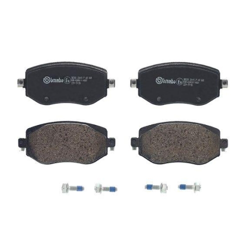 Bremsbelagsatz Scheibenbremse Brembo P68068 Prime Line f&uuml;r Renault Vorderachse